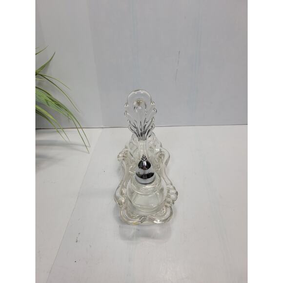 Vintage Cambridge Caprice Center Handle Tray, Shakers - Picture 2 of 4